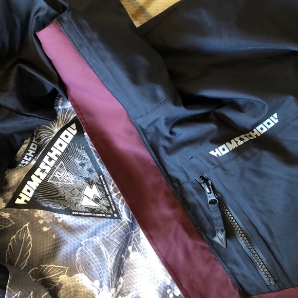 XL HOMESCHOOL snow jacket coat snowboard ski gear - Picture 6 of 15